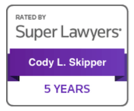 A picture of super lawyers Cody L. Skipper 5 years